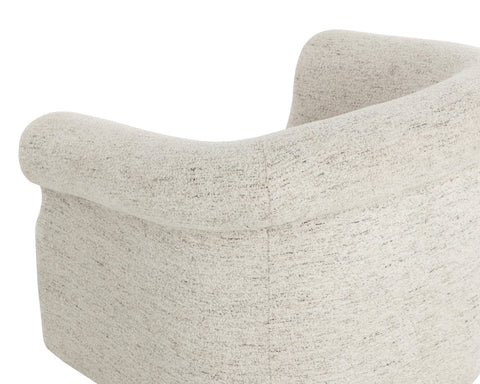 Timeless Minimalist Barrel Upholstered Lounge Chair