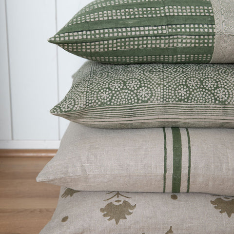 Filling Spaces Artful Traditionalist Organic Accent Square Throw Pillow - 18 x 18 - 20 x 20 - 22 x 22 - 24 x 24 - 26X 26 - 14 x 20 - 14 x 40 - 18 x 40 - 16 x 50