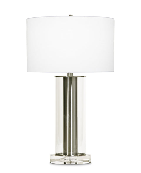 Accent Column Drum Table Lamp for Modern Spaces