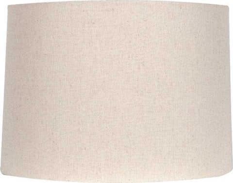 Linen Drum Hard-Back Lamp Shade Wheat 14”