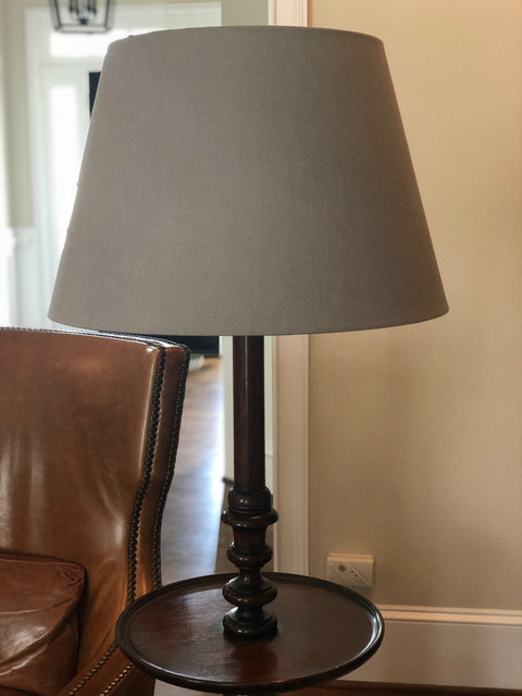 Linen Hardback Pembroke Lamp Shade - Slate Color