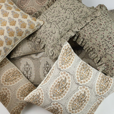 Filling Spaces Artful Traditionalist Handcrafted Boudoir Pillow with Ruffles - 18 x 18 - 20 x 20 - 22 x 22 - 24 x 24 - 26X 26 - 14 x 20 - 14 x 40 - 18 x 40 - 16 x 50