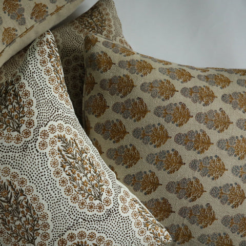 Filling Spaces Artful Traditionalist Bohemian Handcrafted Accent Throw Pillow - 18 x 18 - 20 x 20 - 22 x 22 - 24 x 24 - 26X 26 - 14 x 20 - 14 x 40 - 18 x 40 - 16 x 50