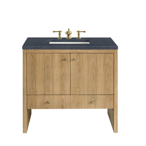 Contemporary Minimalist Vanity Base with Closed Storage