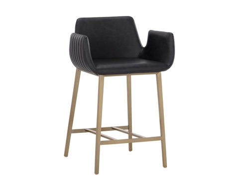 Timeless Minimalist Parsons Upholstered Counter Stool