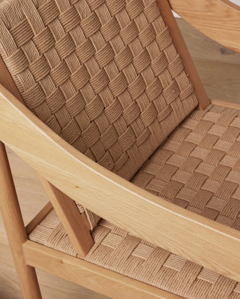 Luisa Scandinavian Timeless Minimalist Slat Back Rocking Chair