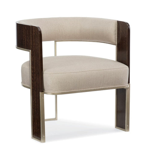 Timeless Minimalist Barrel Upholstered Accent Chair