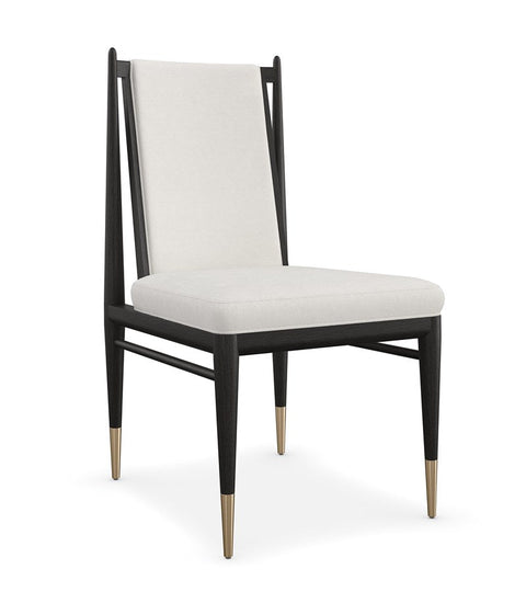 Timeless Minimalist Parsons Oak Dining Side Chair Upholstered