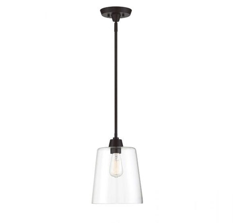 Ambient Modern Conical Pendant Light in Matte Black