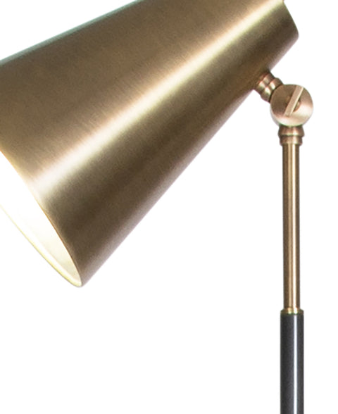 Maggie Accent Tripod Floor Lamp in Brass Modern Design