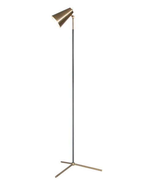 Maggie Accent Tripod Floor Lamp in Brass Modern Design