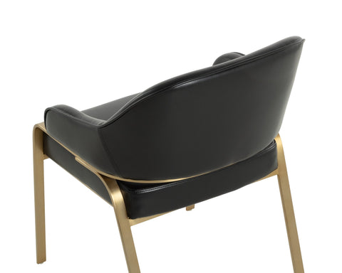 Timeless Minimalist Modern Barrel Dining Armchair