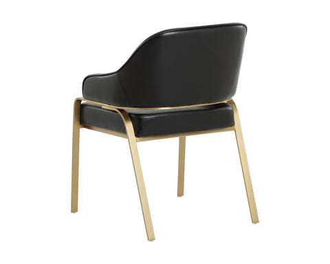 Timeless Minimalist Modern Barrel Dining Armchair