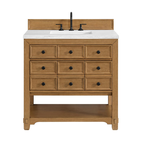 Malibu Contemporary Freestanding Bathroom Vanity with Closed Storage
