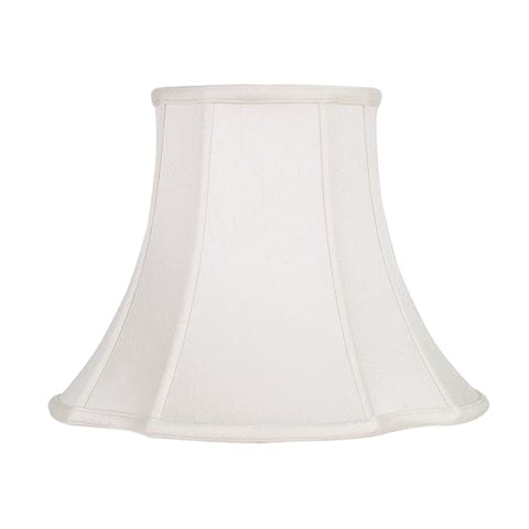 Maltese Bell Supreme Satin Lamp Shade - White
