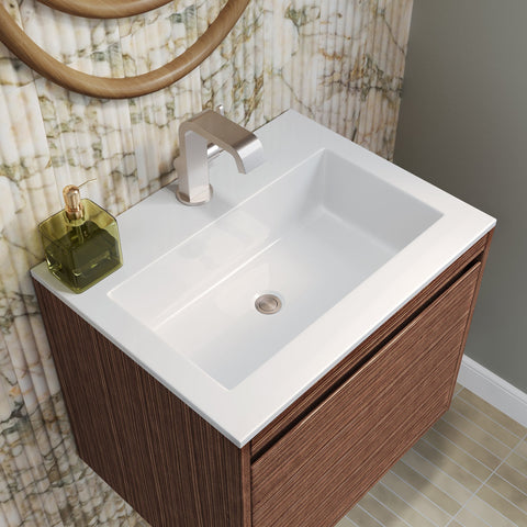 Mantova Scandinavian Bathroom Vanity with Closed Storage