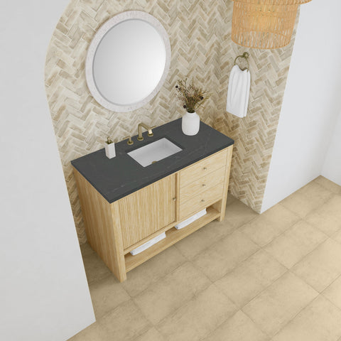 James Martin Furniture Marigot Contemporary Freestanding Bathroom Vanity