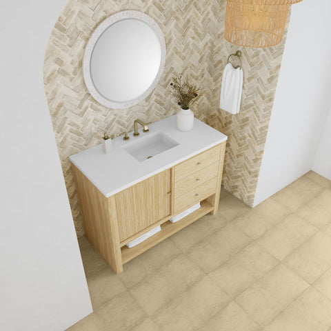 James Martin Furniture Marigot Contemporary Freestanding Bathroom Vanity