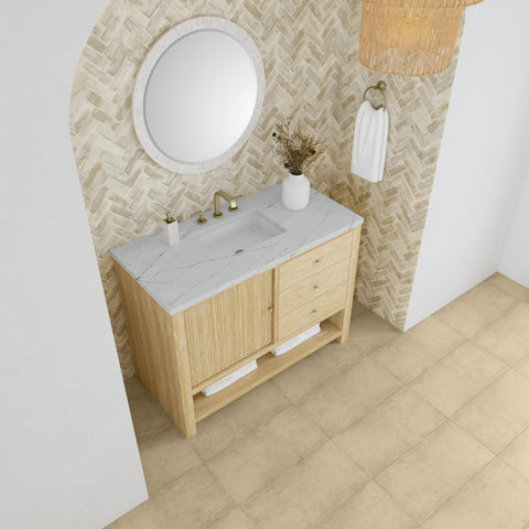James Martin Furniture Marigot Contemporary Freestanding Bathroom Vanity