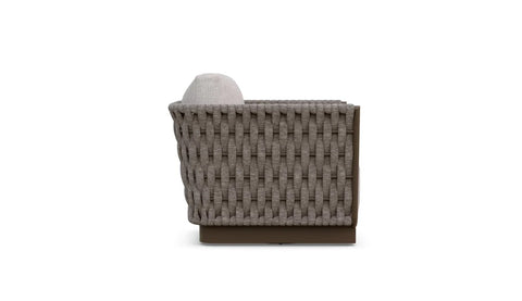 Maui Contemporary Club Lounge Chair with Fixed Cushion