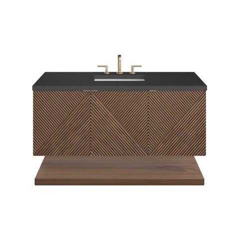 Marcello Mid Century Wall Mount Bathroom Vanity with Single Bowl