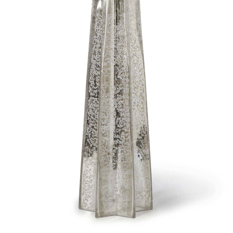 Accent Contemporary Drum Table Lamp in Silver