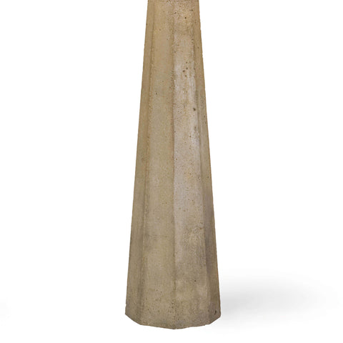 Beretta Concrete Column Table Lamp in Gray Designer Collaboration