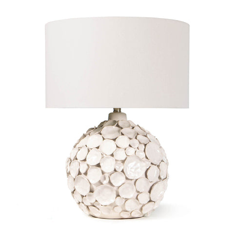 Lucia Coastal Handcrafted Round Accent Table Lamp