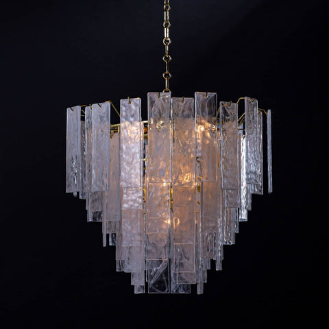 Glacier Ambient Elegant Tiered Chandelier Ceiling Light