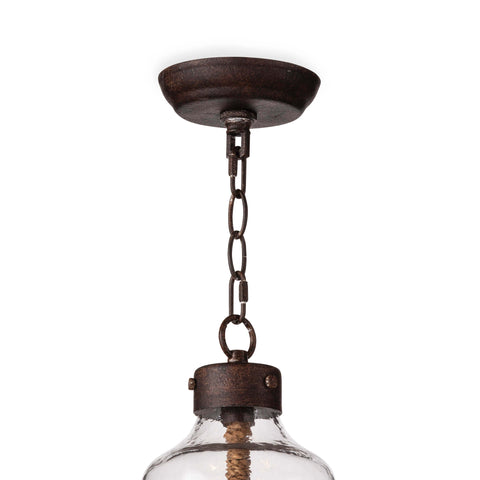 Wythe Accent Coastal Pendant Light in Cylinder Shape Ceiling Light