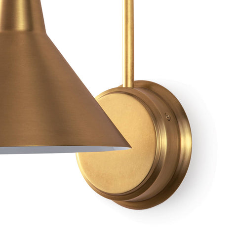 Dublin Modern Industrial Accent Sconce Wall Light