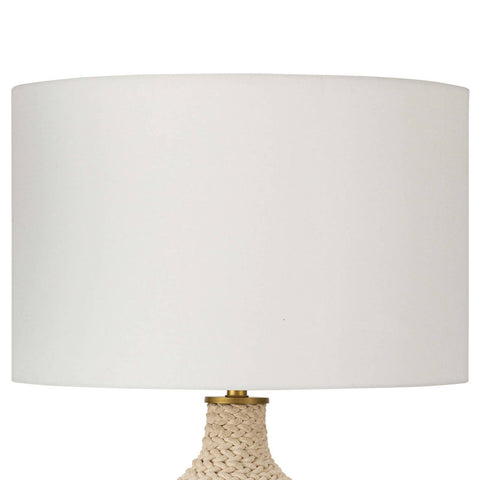 Biscayne Ambient Coastal Drum Table Lamp Handcrafted