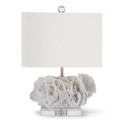 Caribbean Accent Coastal Organic Rectangle Table Lamp