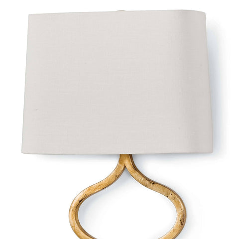 Sinuous Column Accent Elegant Sconce Wall Light