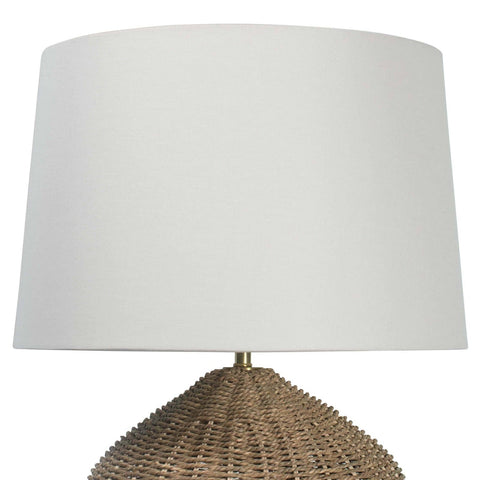 Georgian Accent Coastal Drum Table Lamp