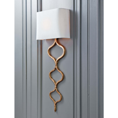 Sinuous Column Accent Elegant Sconce Wall Light