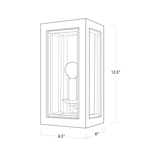 Newport Coastal Lantern Sconce Wall Light