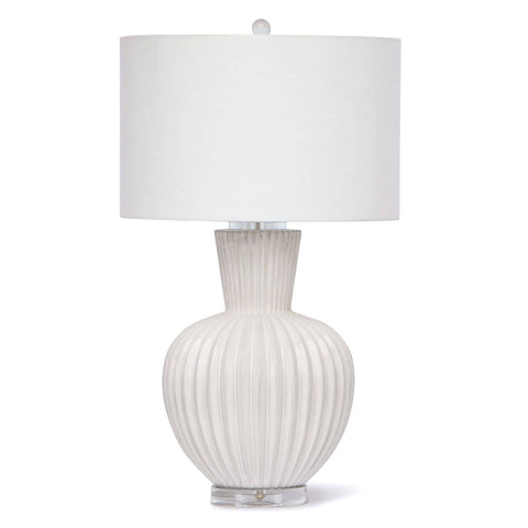 Madrid Column Fluted Table Lamp Elegant Accent