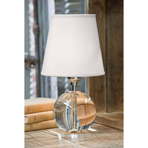 Accent Ambient Conical Table Lamp with Crystals Modern Style