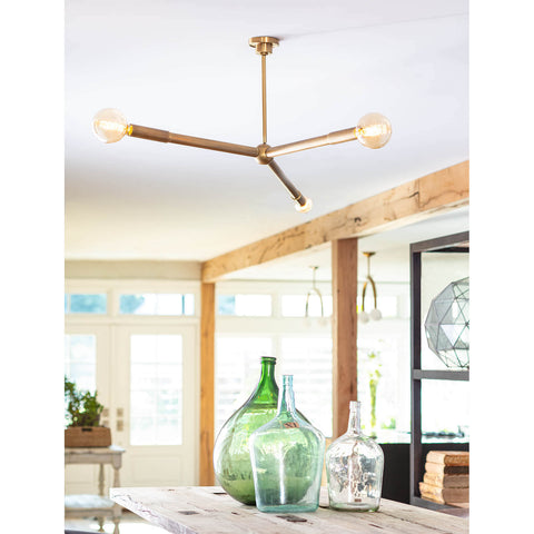 Talon Sputnik Modern Chandelier with Adjustable Head Ceiling Light