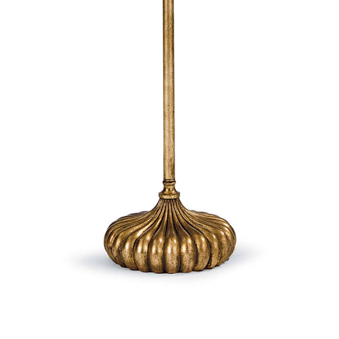 Clove Accent Elegant Carving Column Floor Lamp