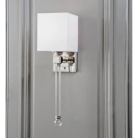 Accent Modern Sconce with Crystals Wall Light