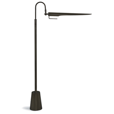Raven Modern Accent Task Floor Lamp with Adjustable Head