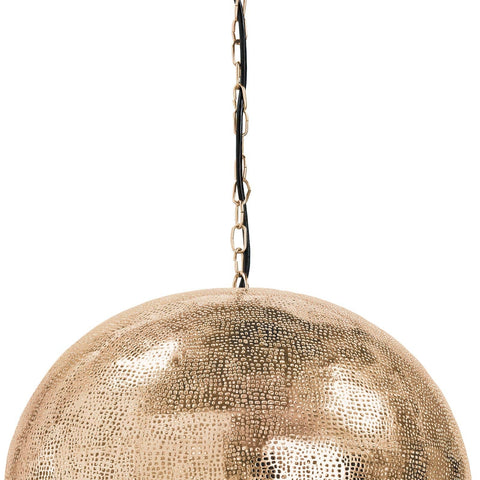Accent Handcrafted Organic Pendant Light with Cut-Out Design