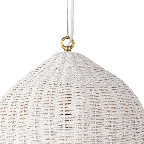 Georgian Ambient Coastal Pendant Light with Adjustable Height