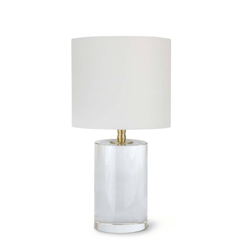 Juliet Elegant Column Table Lamp with Crystals