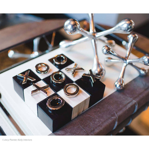 Decorating Essentials Contemporary Tic Tac Toe Game Set