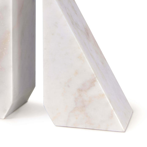 Decorating Essentials Modern Asymmetrical Marble Bookend