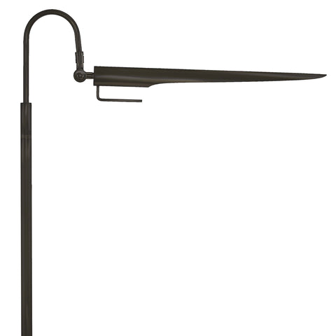 Raven Modern Accent Task Floor Lamp with Adjustable Head