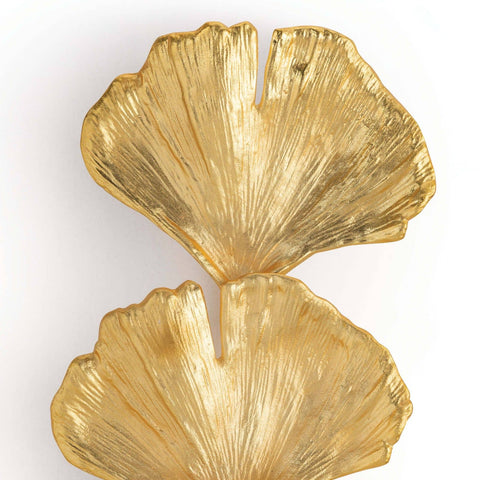 Ginkgo Accent Carving Elegant Sconce Wall Light